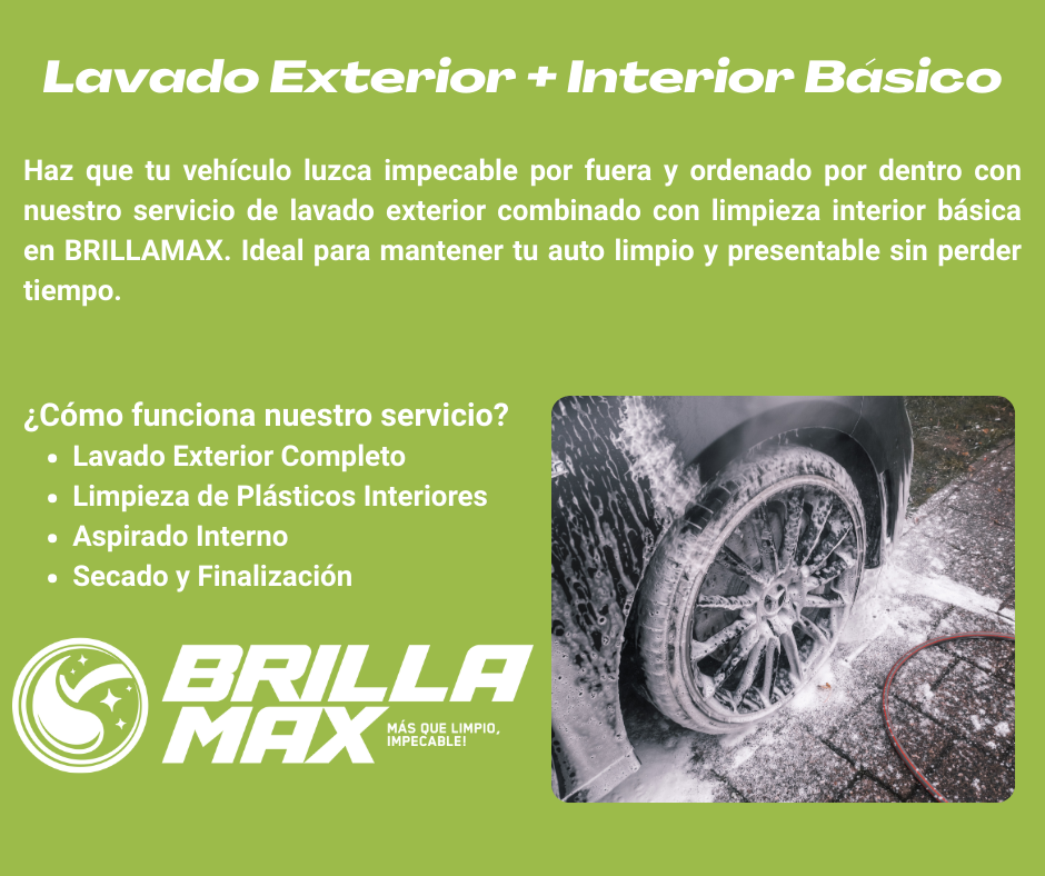 Lavado Exterior Premium BRILLAMAX