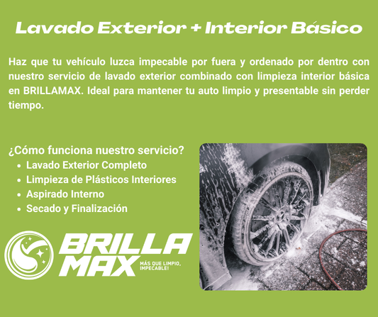 Lavado Exterior Premium BRILLAMAX